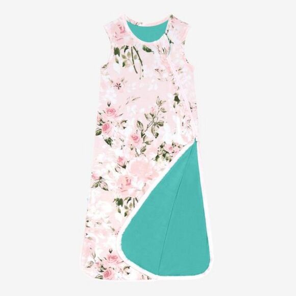 Posh Peanut 2.5 Tog Sleeveless Ruffled Sleep Bag In Vintage Rose Size 0-6M NWT - Picture 3 of 6